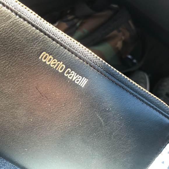 Roberto Cavalli Wallet in Black Smooth Leather - Picture 5 of 6